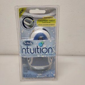 SCHICK INTUITION CUCUMBER MELON FRESH FRAGRANCE ALL-IN-ONE RAZOR CARE KIT NOS